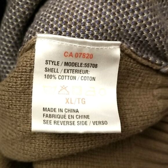 Rip Zone Sweater Men's XL V Neck Knit Long Sleeve Plaid and Checkered Motifs - Picture 6 of 10